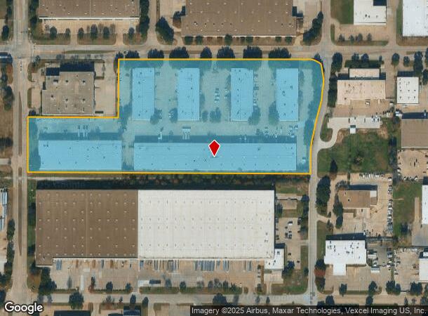 1360 Post N Paddock St, Grand Prairie, TX Parcel Map