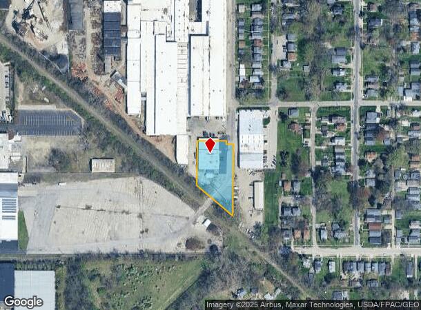  1101 Pelee St, Toledo, OH Parcel Map