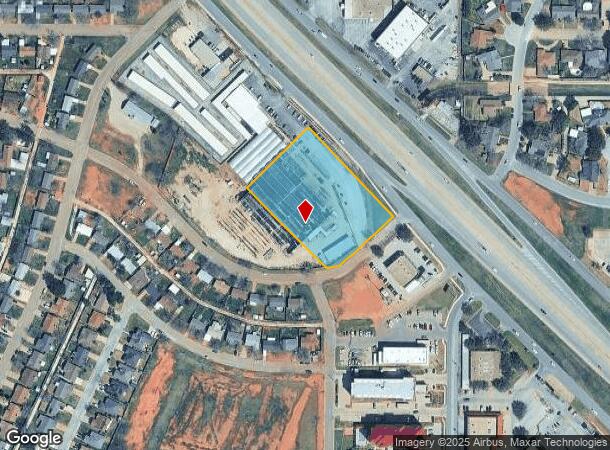  2874 S Clack St, Abilene, TX Parcel Map