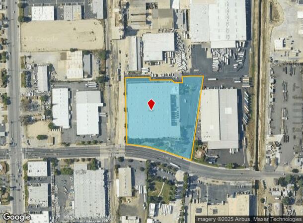  1335 Philadelphia St, Pomona, CA Parcel Map