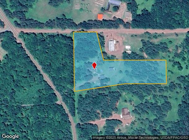  7258 S County Road Rd S, Lake Nebagamon, WI Parcel Map