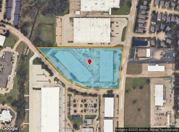  2001 Reliance Pkwy, Bedford, TX Parcel Map