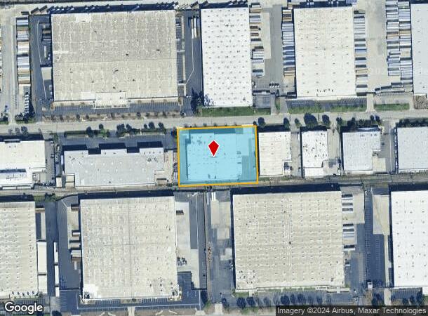  510 W Carob St, Compton, CA Parcel Map