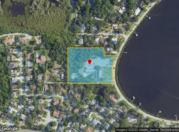  407 Whitcomb Blvd, Tarpon Springs, FL Parcel Map