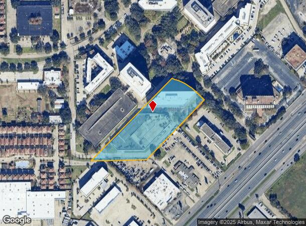 6464 Savoy Dr, Houston, TX Parcel Map