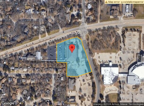  1980 E University Dr, Denton, TX Parcel Map