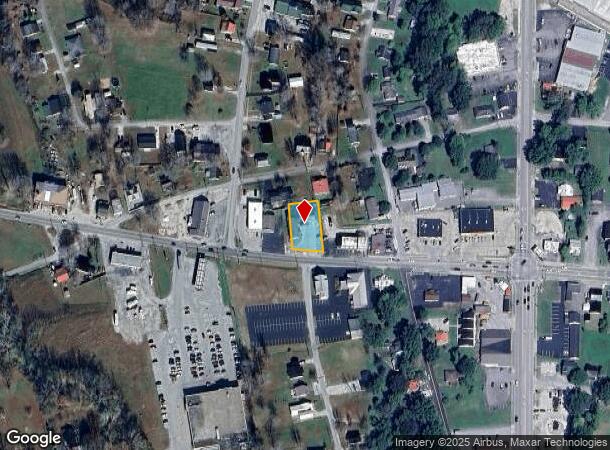 128 W College Ave, Stanton, KY Parcel Map