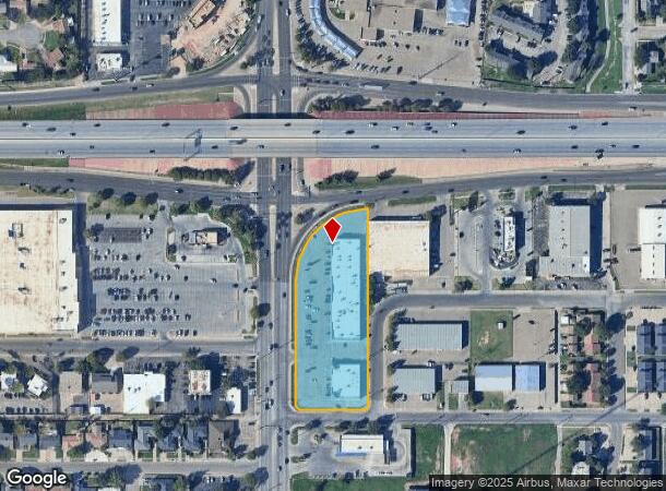  7301 University Ave, Lubbock, TX Parcel Map