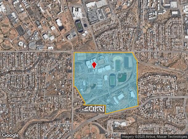 2100 Yucca St, Santa Fe, NM Parcel Map