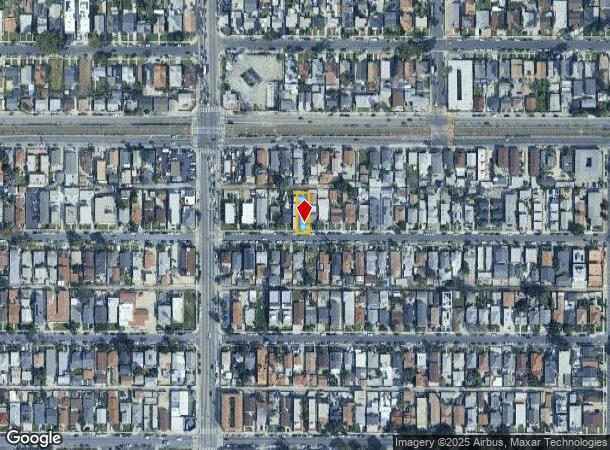  1257 W 38Th St, Los Angeles, CA Parcel Map