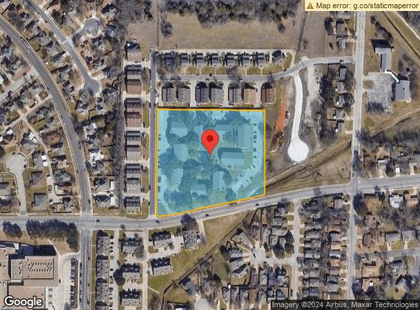  521 E Windsor Dr, Denton, TX Parcel Map