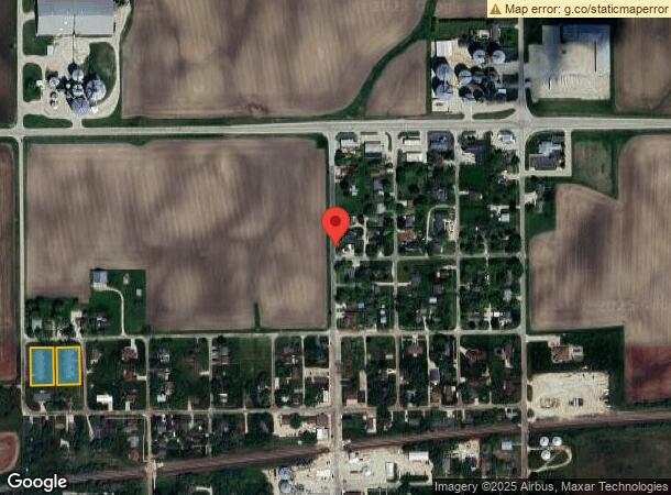  110 N West St, Creston, IL Parcel Map