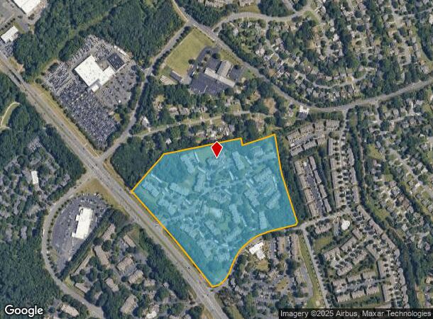  8021 Woodway Oak Cir, Matthews, NC Parcel Map