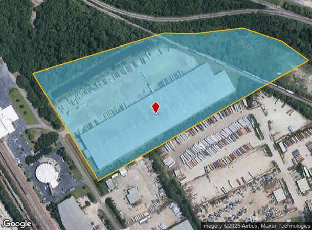 2620 Seaboard Coastline Dr, Savannah, GA Parcel Map
