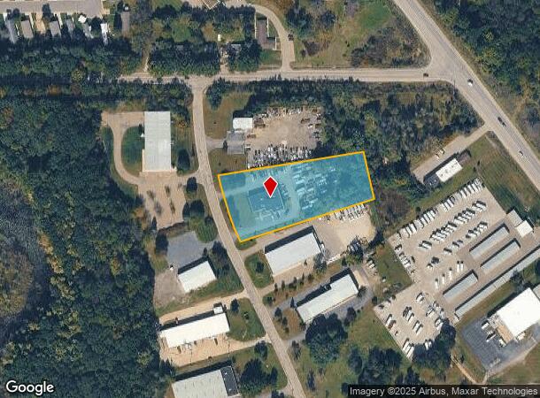 10560 Enterprise Dr, Davisburg, MI Parcel Map