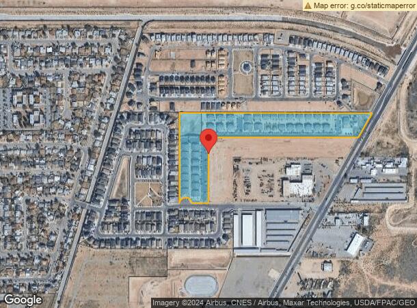  10551 Dyer St, El Paso, TX Parcel Map