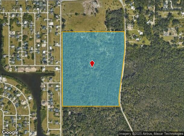 Ne 24Th Ave, Cape Coral, FL Parcel Map