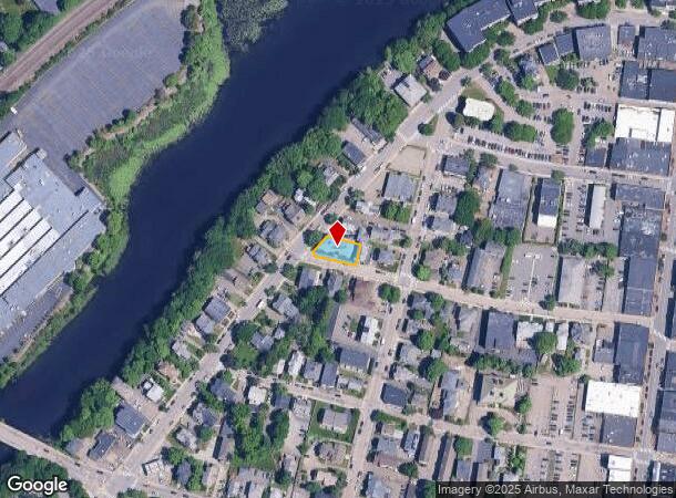  4 Walnut St, Waltham, MA Parcel Map