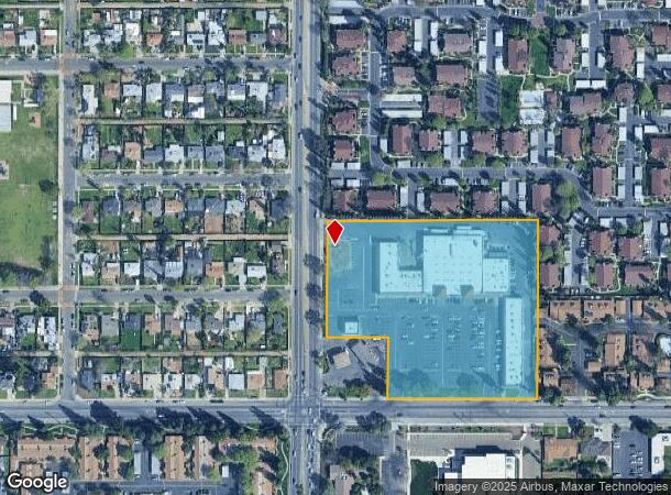  1285 S Chestnut Ave, Fresno, CA Parcel Map