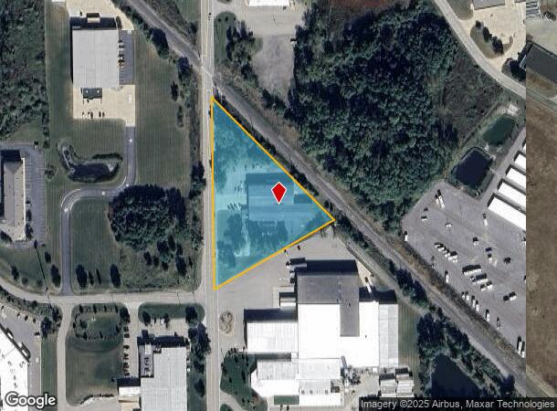 1650 N Burkhart Rd, Howell, MI Parcel Map