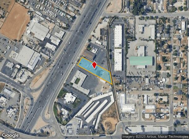 1064 E La Cadena Dr, Riverside, CA Parcel Map