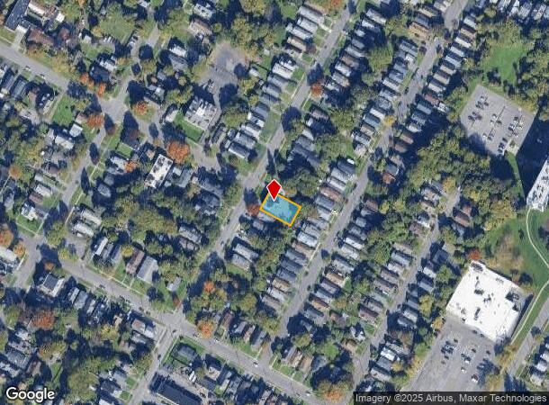  822 Kirkpatrick St, Syracuse, NY Parcel Map