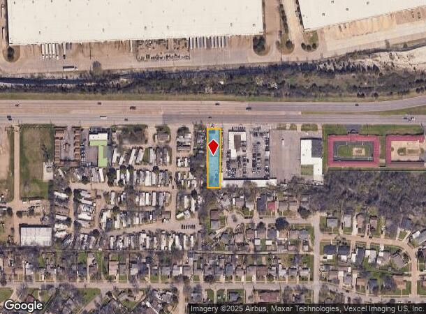  3960 W Davis St, Dallas, TX Parcel Map