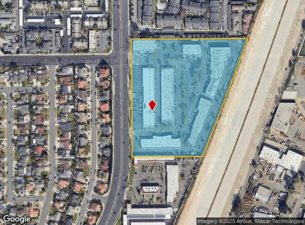 16560 Harbor Blvd, Fountain Valley, CA Parcel Map