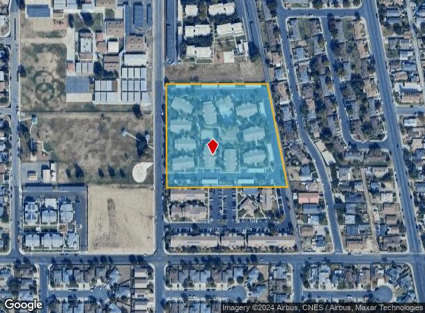  250 Belmont St, Delano, CA Parcel Map