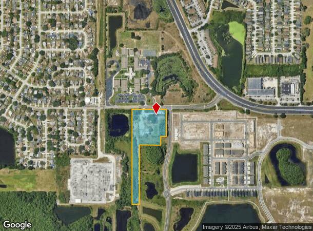  8100 Mitchell Ranch Rd, New Port Richey, FL Parcel Map