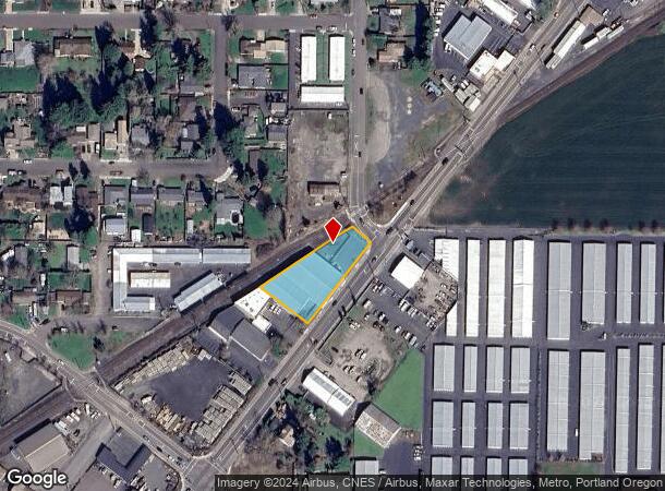  1439 Ne Lafayette Ave, Mcminnville, OR Parcel Map