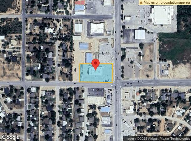  3611 College Ave, Snyder, TX Parcel Map