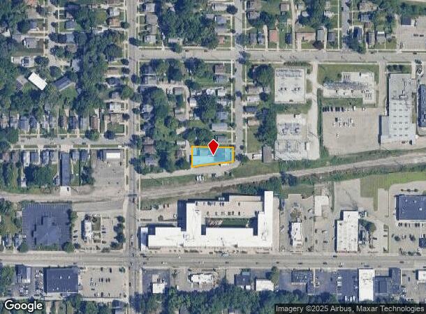 437 Spring Ave Ne, Grand Rapids, MI Parcel Map