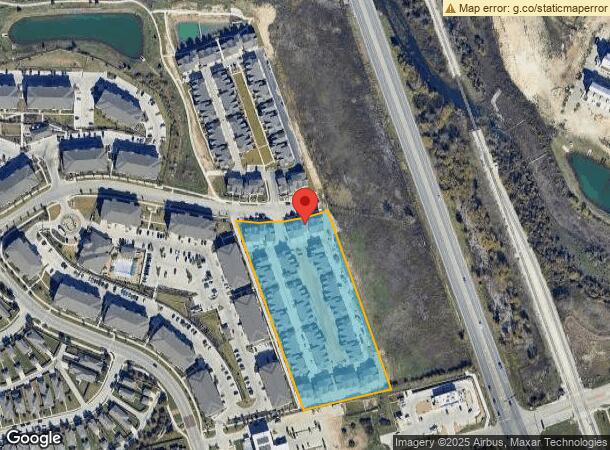  180 S Brook Dr, Leander, TX Parcel Map