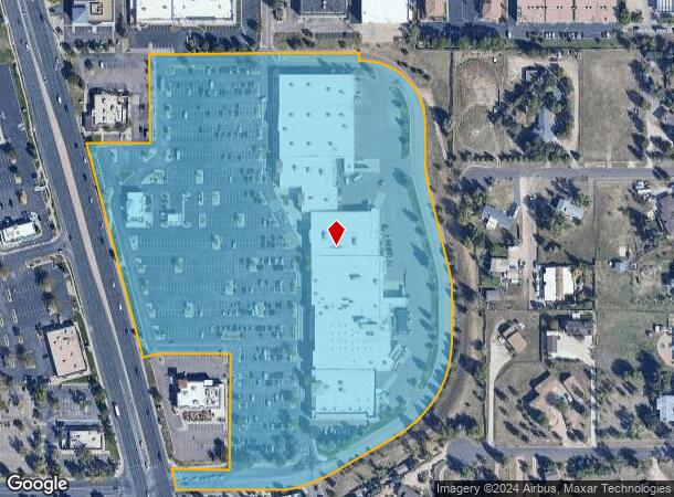  7625 N Academy Blvd, Colorado Springs, CO Parcel Map