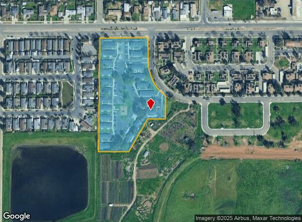 1011 W Atchison St, Fresno, CA Parcel Map