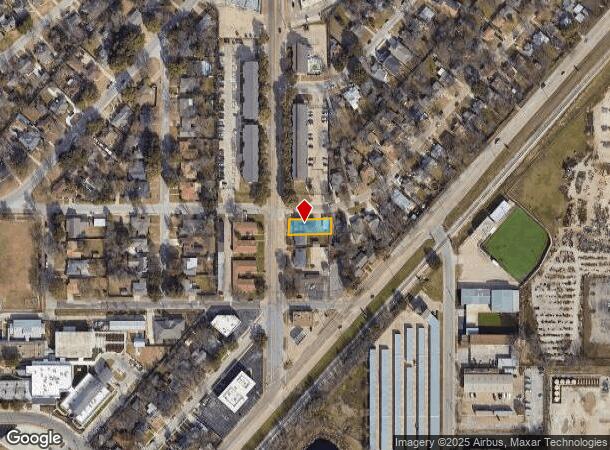  3701 S University Dr, Fort Worth, TX Parcel Map