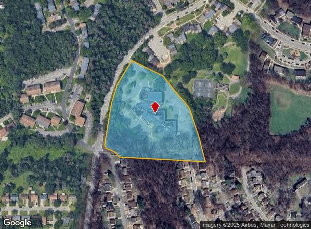 2150 E Hills Dr, Pittsburgh, PA Parcel Map