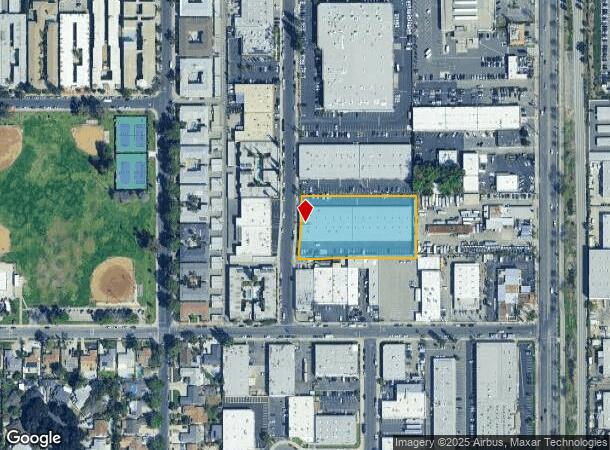  8030 Remmet Ave, Canoga Park, CA Parcel Map