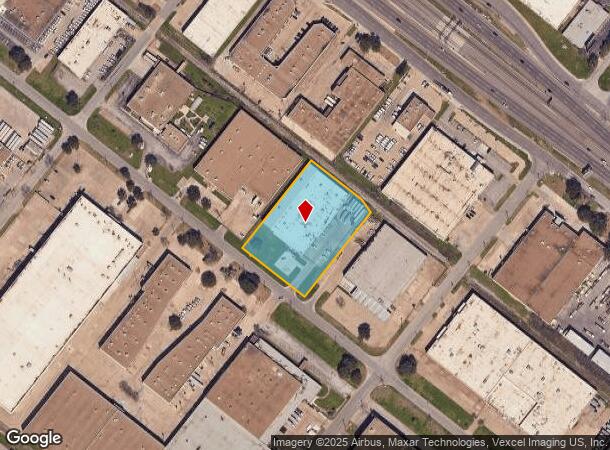 8510 Ambassador Row, Dallas, TX Parcel Map