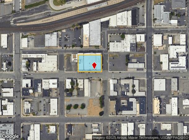  202 W 2Nd Ave, Spokane, WA Parcel Map