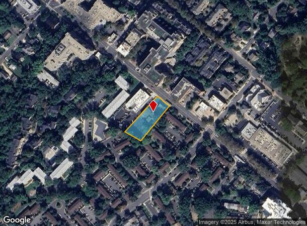  417 W Broad St, Falls Church, VA Parcel Map