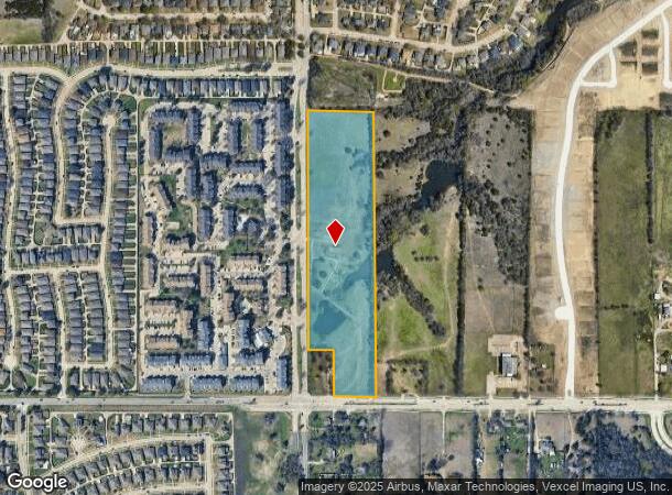 811 E Parkerville Rd, Desoto, TX Parcel Map