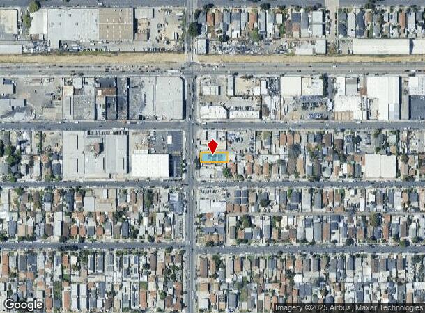  5862 Hooper Ave, Los Angeles, CA Parcel Map