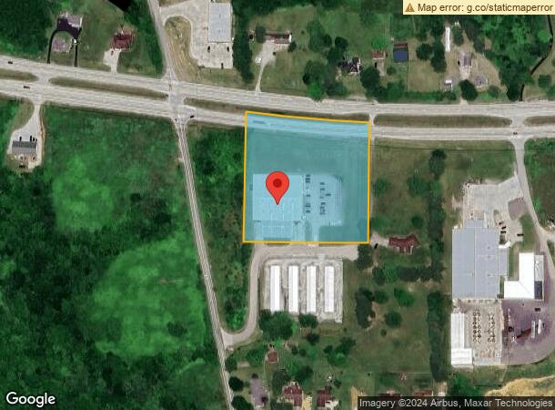  7080 Chartom Cir, Aurora, IN Parcel Map