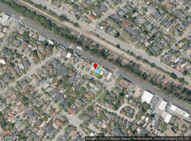 814 Edgehill Dr, Burlingame, CA Parcel Map