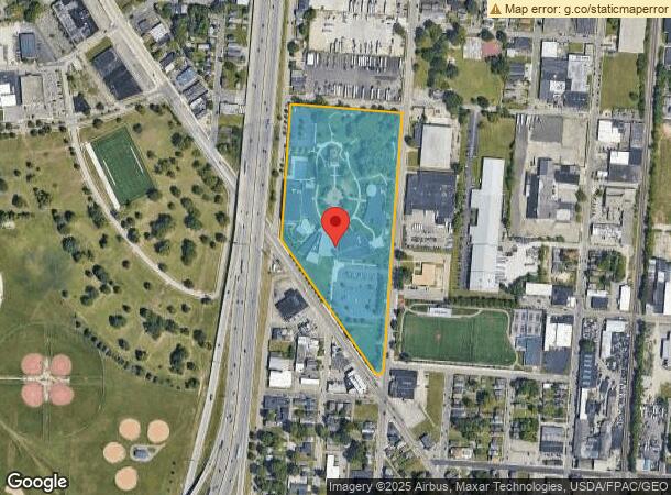  1000 N Keowee St, Dayton, OH Parcel Map