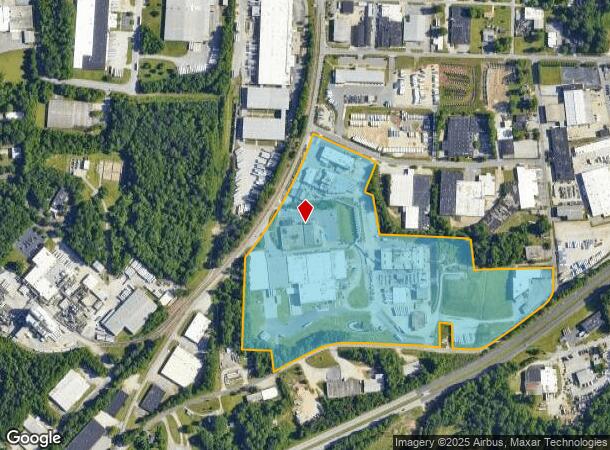  1561 Prospect St, High Point, NC Parcel Map