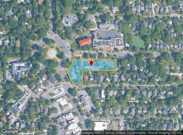  1 Chevy Chase Cir Nw, Washington, DC Parcel Map
