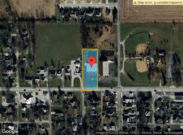  122 W Jackson St, Parker City, IN Parcel Map